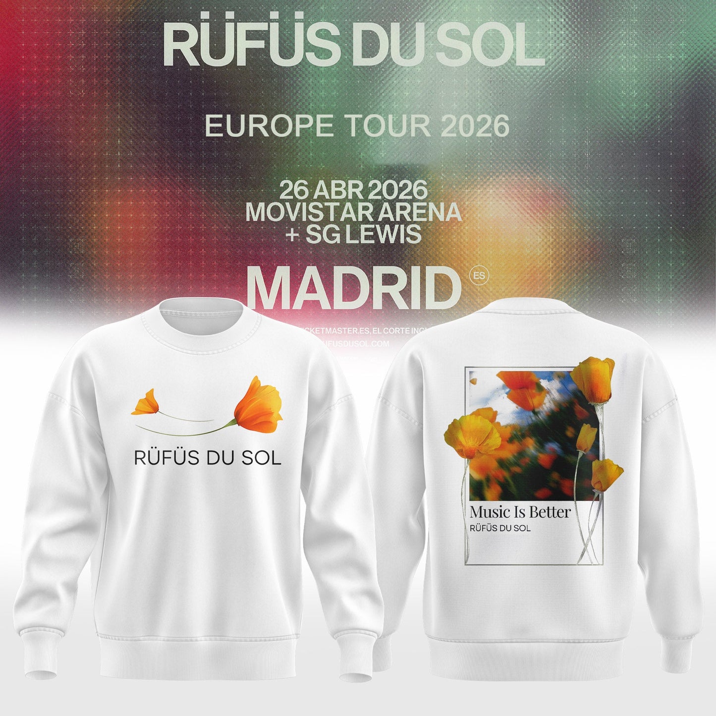 RÜFÜS DU SOL 2026 Tour Merchandise