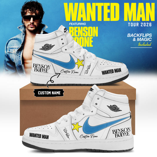 Benson Boone Wanted Man signed Shoes 24