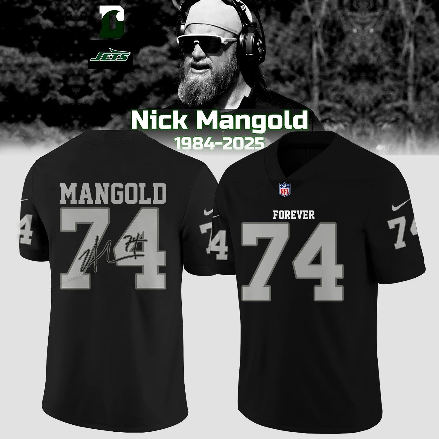Nick Mangold In Memory Legend Jersey 1984 2025