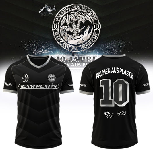 RAF Camora & Bonez MC “10 Jahre Palmen aus Plastik Tour” . Limited Edition Signature Jersey