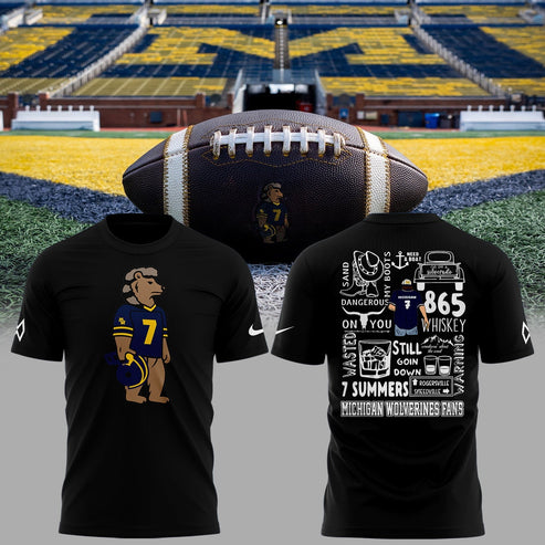 Limited Edition Michigan Wolverines Football x Morgan Wallen T-shirt