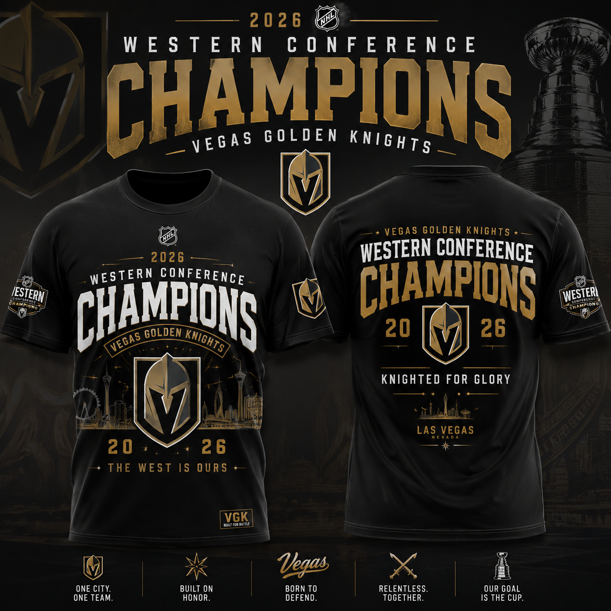 .2026 Western Conference Champions Tshirt