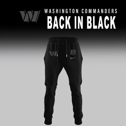 Washington Commanders 2026 Back In Black Limited Edition T-Shirt