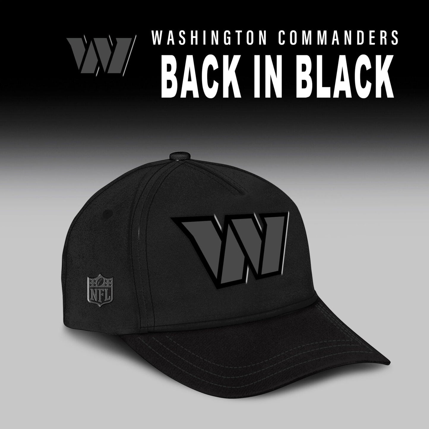 Washington Commanders 2026 Back In Black Limited Edition T-Shirt