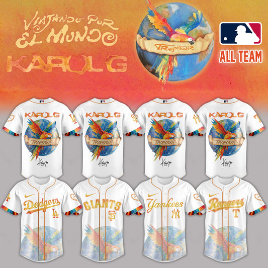 _,MLB x Karol G “Viajando Por El Mundo Tropi tour” Signature Limited Edition – Jersey 1
