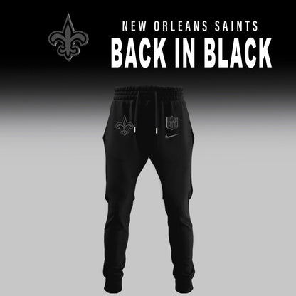 New Orleans Saints 2026 Back In Black Limited Edition Hoodie
