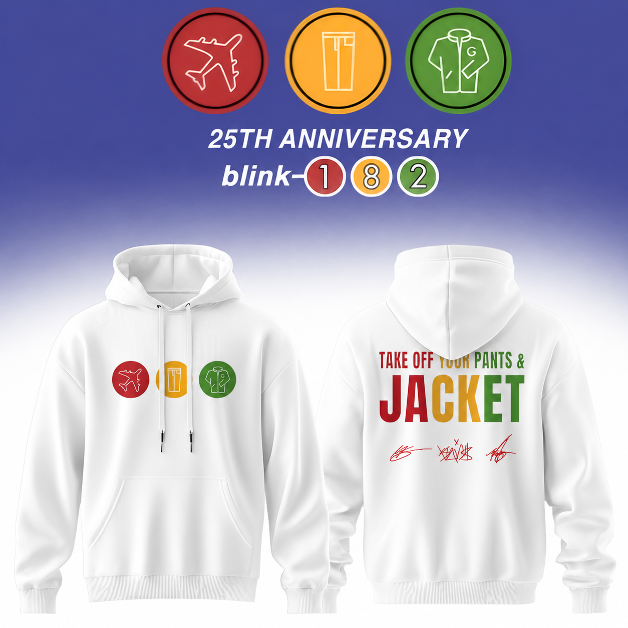 Blink-182 Anniversary Collection -Limited Edition Signature Hoodie