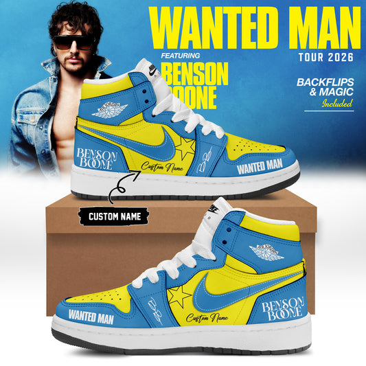 Benson Boone Wanted Man signed Shoes 22