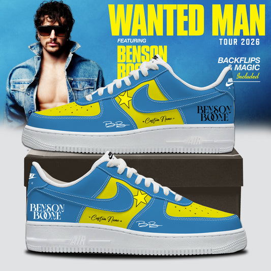 Benson Boone Wanted Man signed Shoes 12