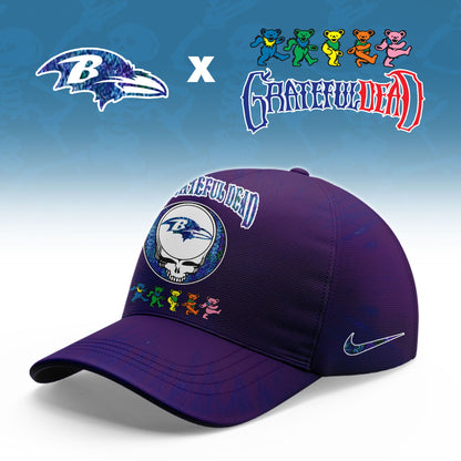 _Baltimore Ravens Grateful Dead Limited Hoodie
