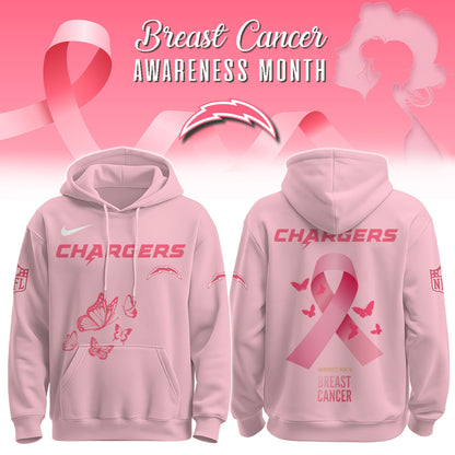 Chargers Breast Cancer Awareness Edition Hoodie