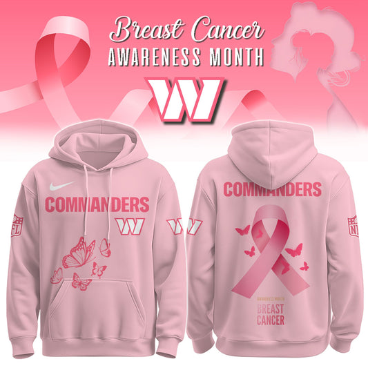 Commanders Breast Cancer Awareness Edition Hoodie