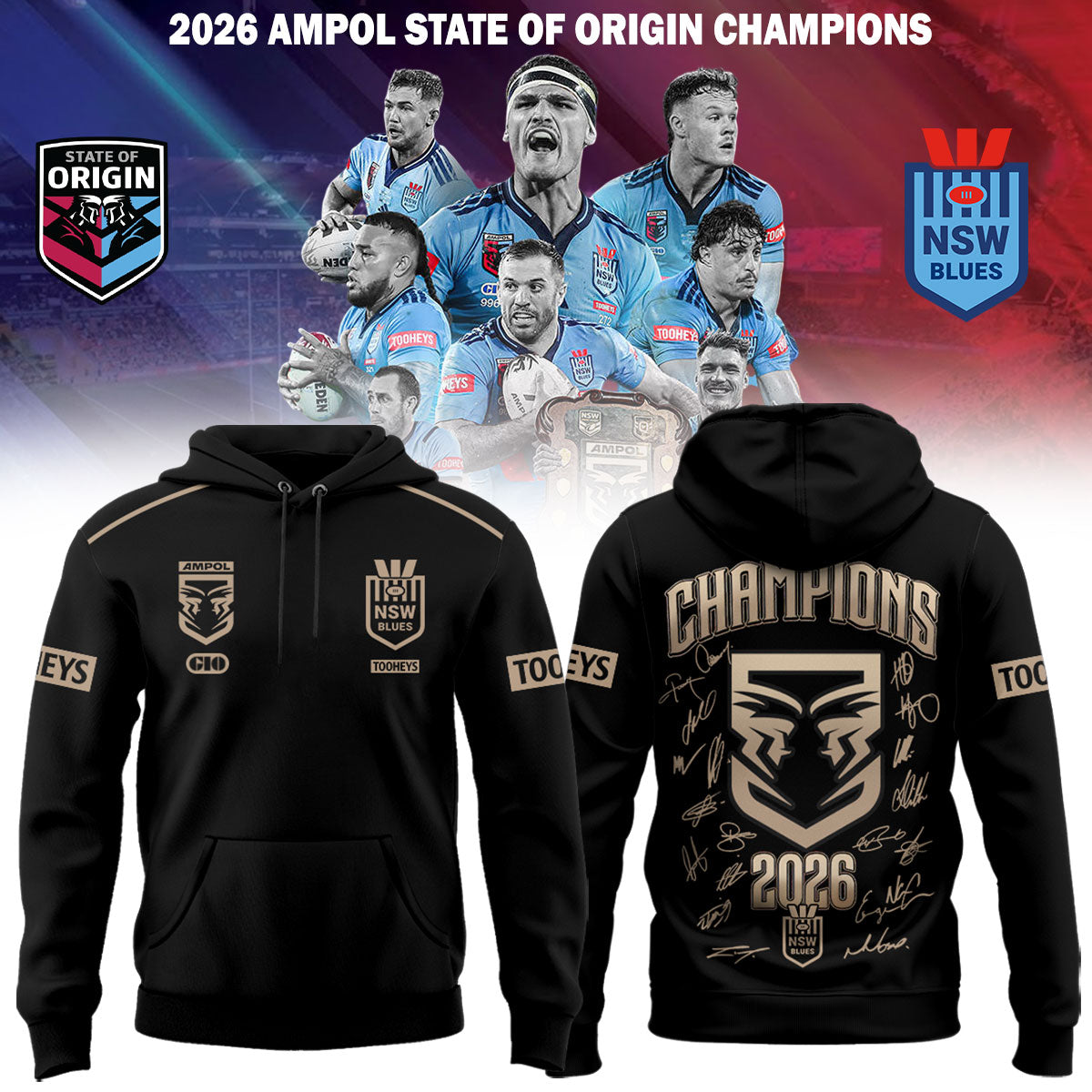 ,New South Wales Champions Hoodie 2026