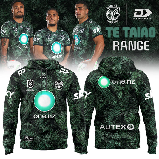 ,2026 New Zealand Warriors Adults Replica Te Taiao hoodie