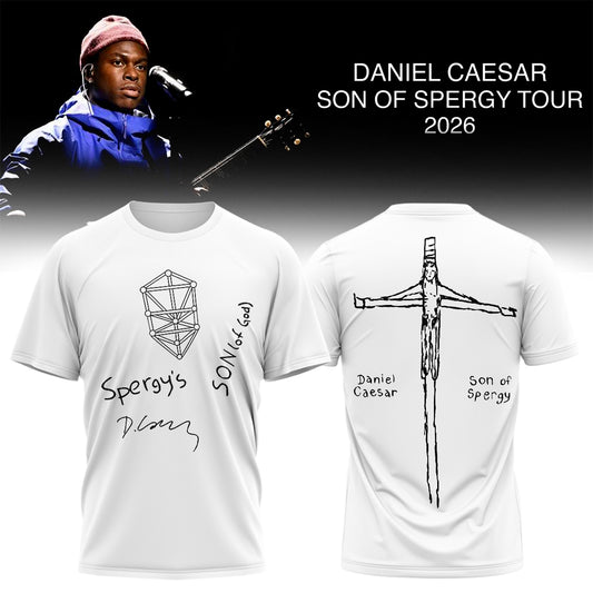 Daniel Caesar’s Son of Spergy Tour Signed TShirt