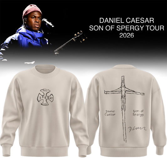 Daniel Caesar’s Son of Spergy Tour Signed Sweatshirt
