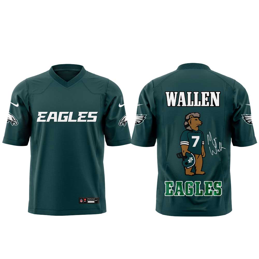 . Morgan Wallen Still The Problem Tour 2026 x Philadelphia Eagles Limited Edition Football Jersey