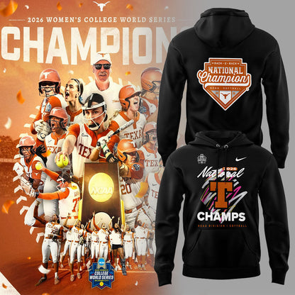 .2026 WCWS Back-To-Back National Champions Hoodie