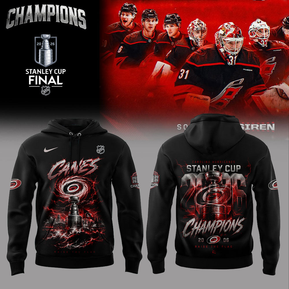 C Hurricanes 2026 Stanley Cup Champions Hoodie V2