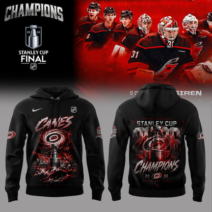 C Hurricanes 2026 Stanley Cup Champions Hoodie V2