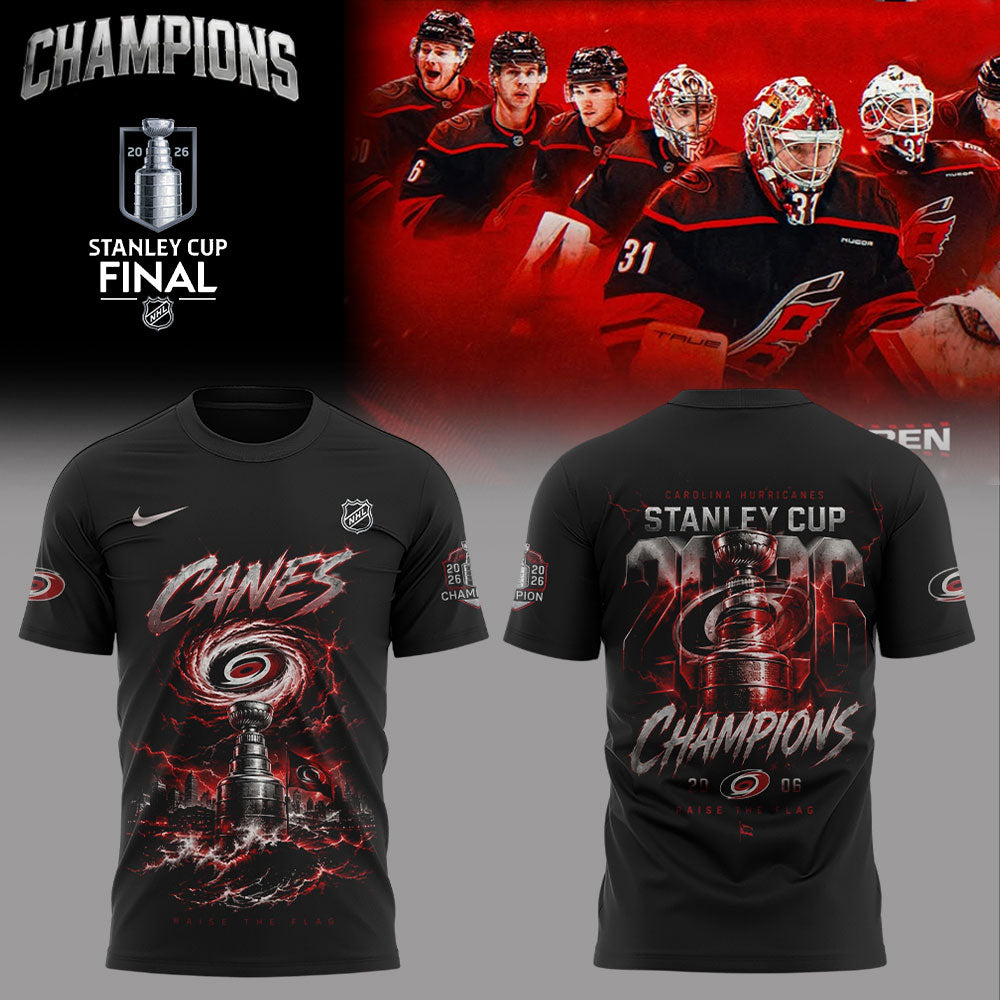 C Hurricanes 2026 Stanley Cup Champions Shirt V2