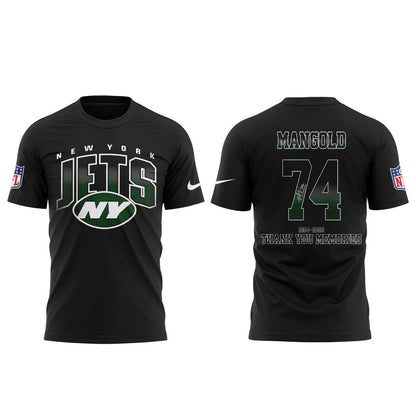 NY.Jets Legend Nick Mangold. Thank You Memories Shirt
