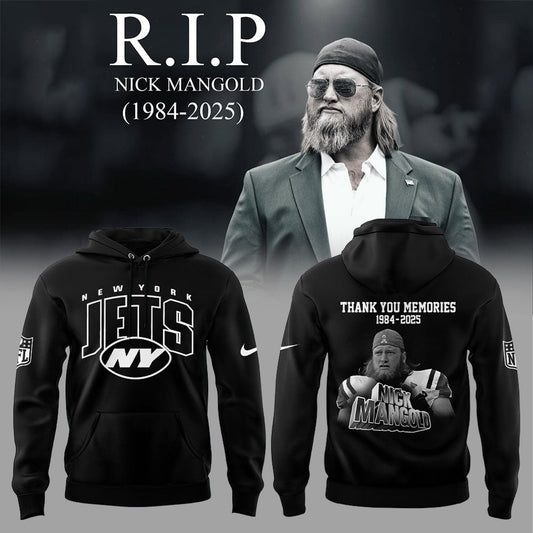 NY.Jets Legend Nick Mangold. Thank You Memories V2 Hoodie