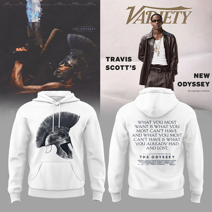 Travis Scott has just released a collection of merchandise for his album The Odyssey. Hoodie