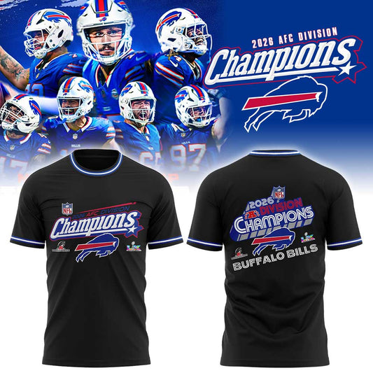 B Bills 2026 AFC Division Champions Black Shirt