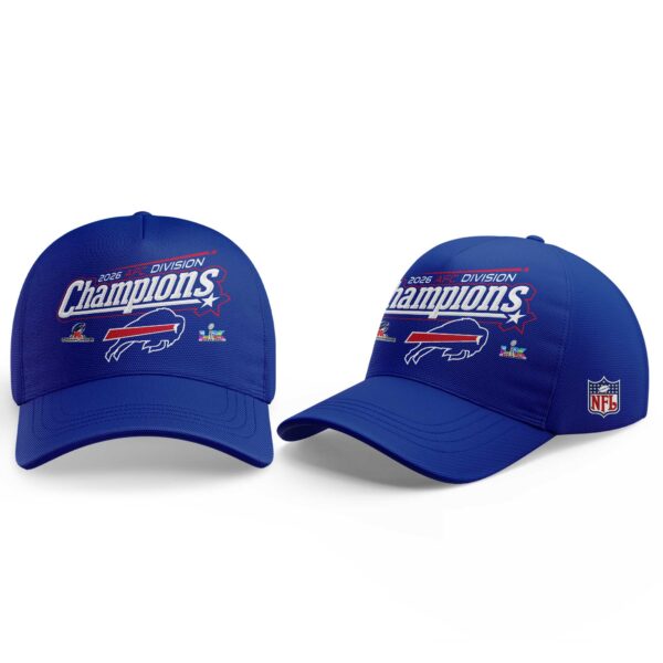 B Bills 2026 AFC Division Champions Blue Hoodie V2
