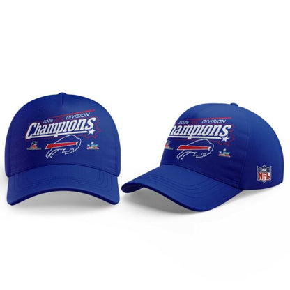 B Bills 2026 AFC Division Champions Blue Hoodie