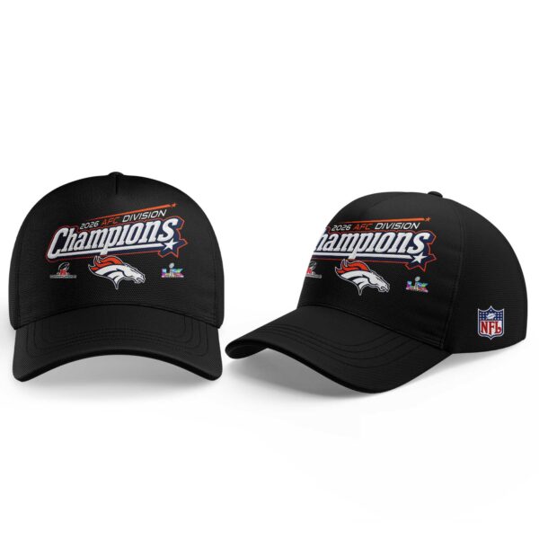 D Broncos 2026 AFC Division Champions Black Shirt