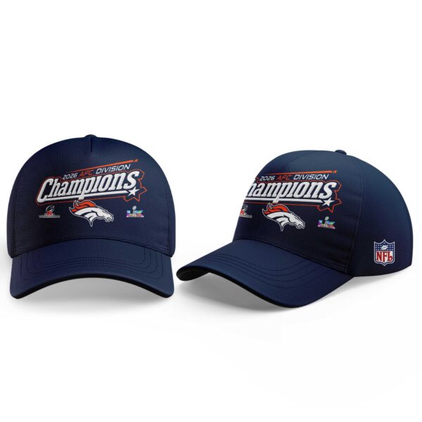 D Broncos 2026 AFC Division Champions Blue Shirt