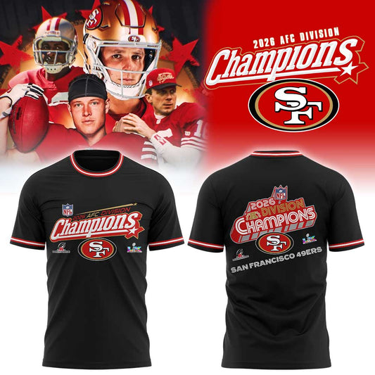 SF.49ers 2026 AFC Division Champions Black Shirt