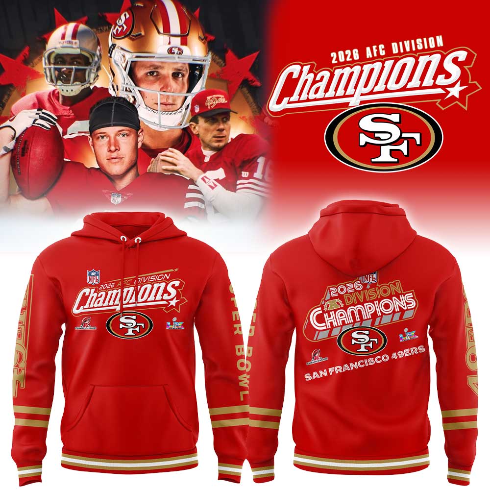 SF.49ers 2026 AFC Division Champions Hoodie