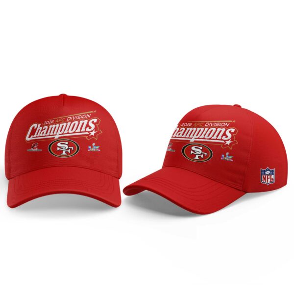 SF.49ers 2026 AFC Division Champions Red Shirt