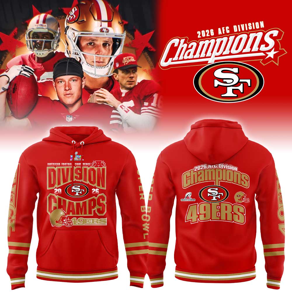 SF.49ers 2026 AFC Division Champions Hoodie V2