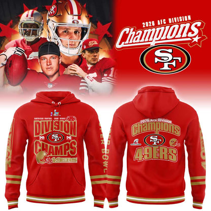 SF.49ers 2026 AFC Division Champions Hoodie V2