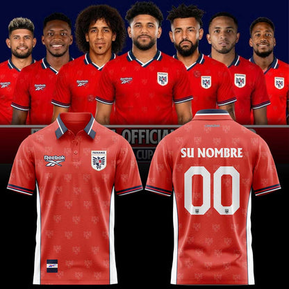 La selección nacional de fútbol de Panamá ha presentado su nueva equipación para el Mundial de 2026. Polo Red Custom Name, Number