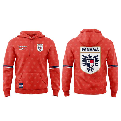 La selección nacional de fútbol de Panamá ha presentado su nueva equipación para el Mundial de 2026. Hoodie Red
