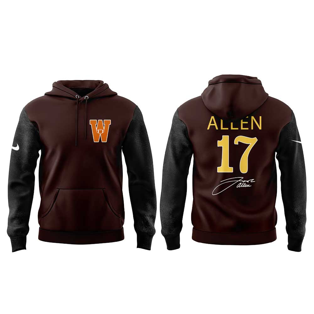 Wyoming Cowboy Football Josh Allen Once a Poke, always a Poke Combo Hoodie