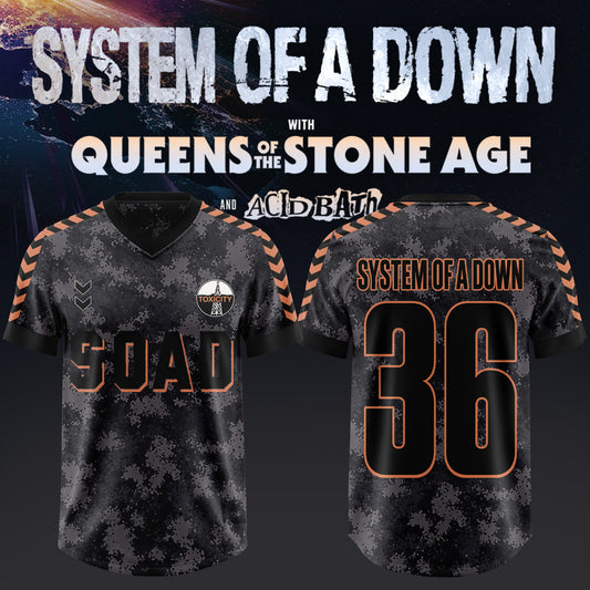 S.O.A.D – UK & EU Tour 2026 Exclusive Football Jersey V2