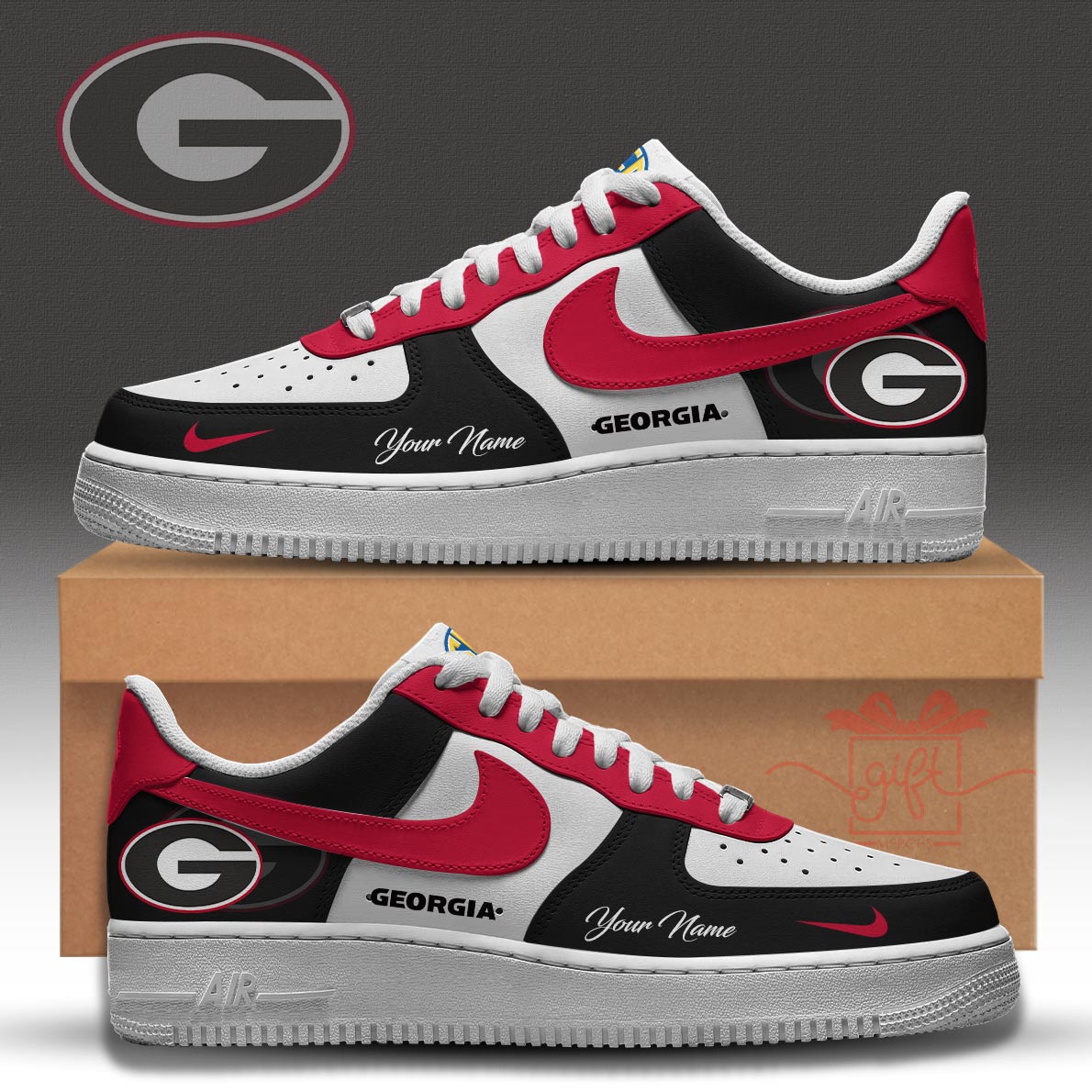 Georgia Bulldogs Special Edition AF1 Sneakers