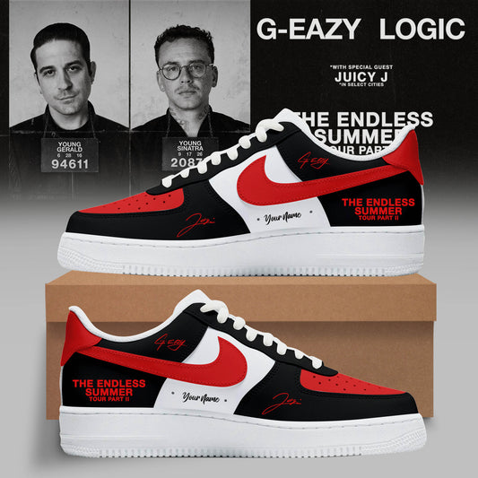 Logic & G-Eazy The Endless Summer Tour Part II Limited AF1 Shoes