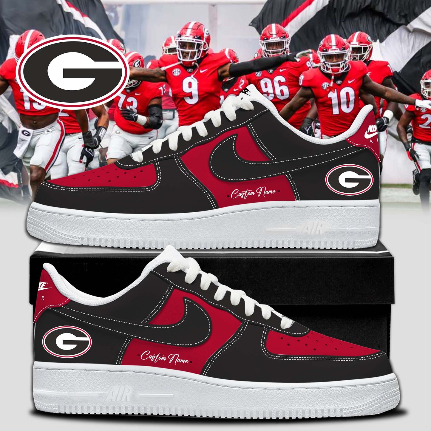 Georgia Bulldogs Special Edition AF1 Sneakers