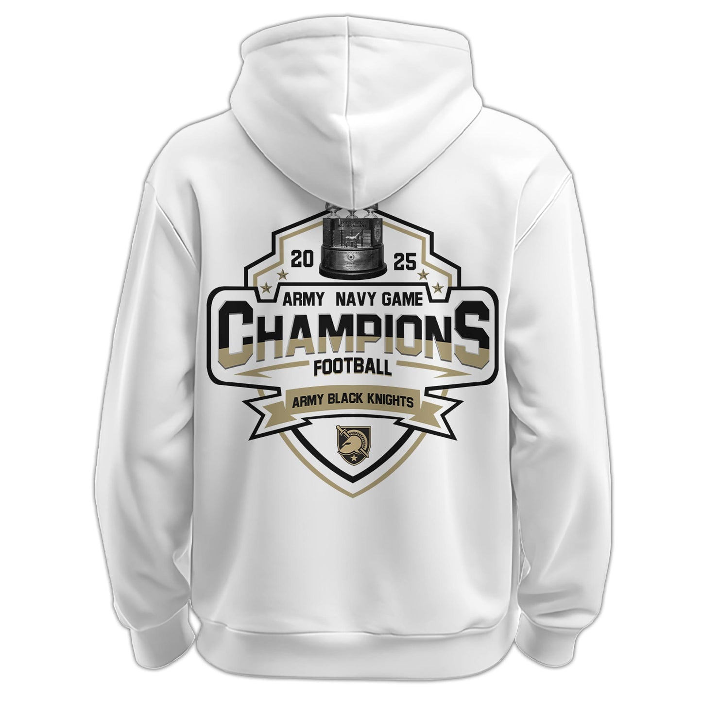 Army Champion White Hoodie + Unisex Limited Style