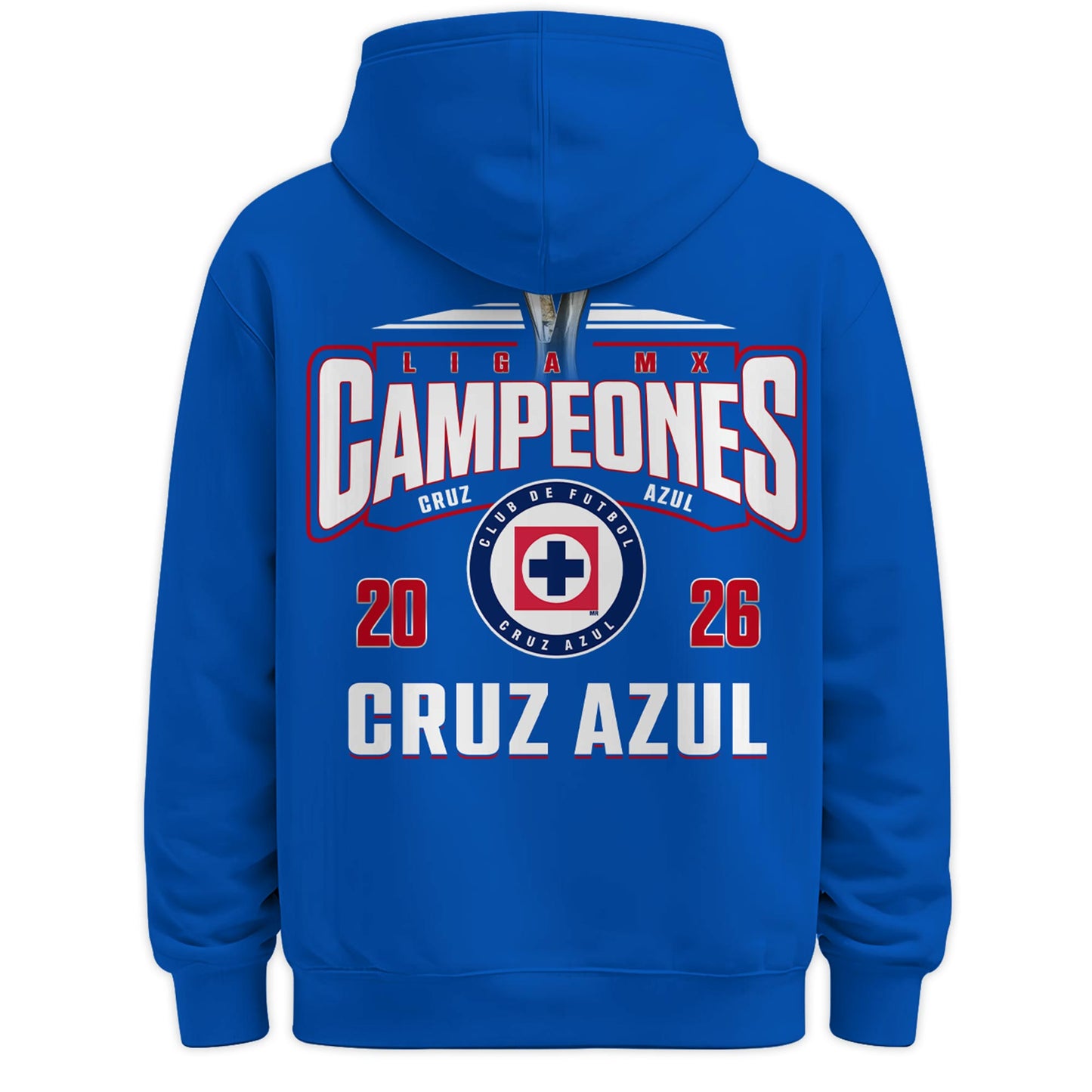 Cruz Azul 2026 Campeones Royal Blue Hoodie