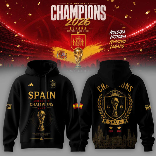 Spain World Cup Champions 2026 Hoodie 4