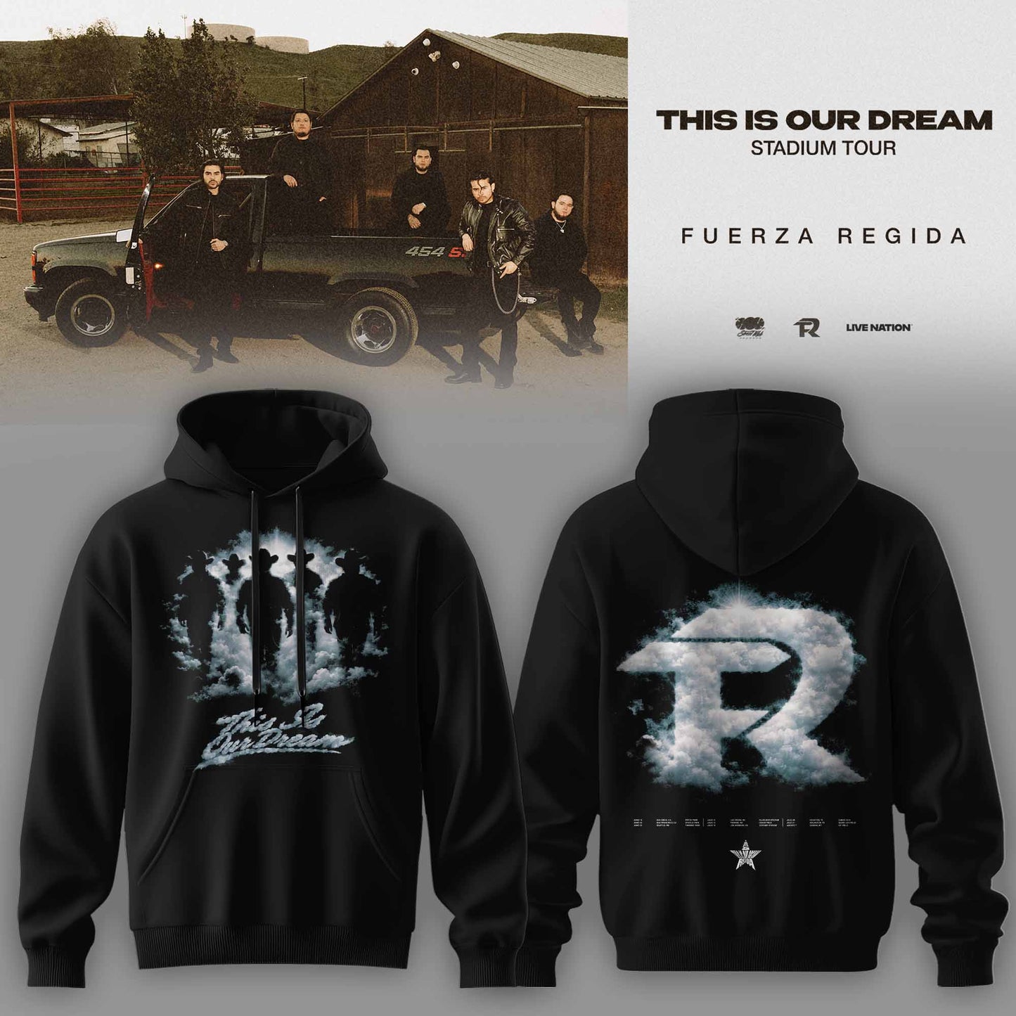 THIS IS OUR DREAM STADIUM TOUR – FUERZA REGIDA HOODIE