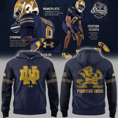 Limited Edition Notre Dame Football ” 2026 Shamrock Series uniforms ☘️” Hoodie